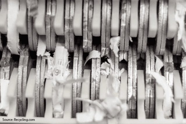 Clear Remnants of Paper with Tweezers or Pliers-Document shredder