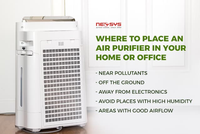 Strategic areas to place an air purifier in your home or office